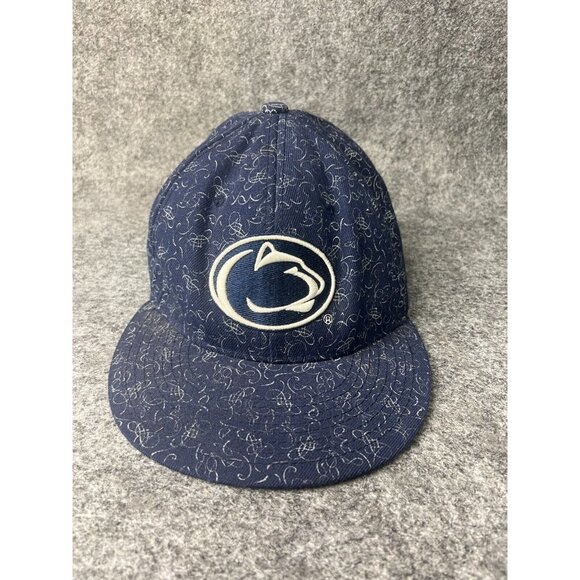 Zephyr 32/5 Penn State Baseball Hat Men's 7 1/2 Blue Fitted Nitty Lions - Picture 1 of 6